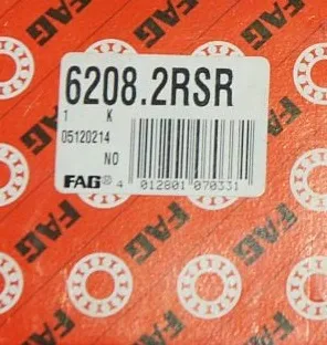 Ložisko FAG 6208.2RSR Jen Po Omezenou Doba