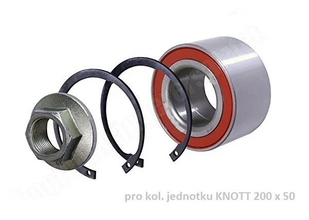 ložisko kola pro kolovou jednotku KNOTT 200x50 Výhodná Nabídka