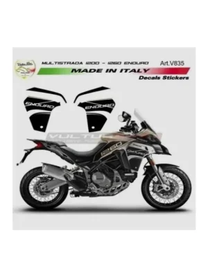 Rychlé Dodání Polepy nádrže VULTURBIKE pro DUCATI Multistrada 1200 Enduro/1260 Enduro