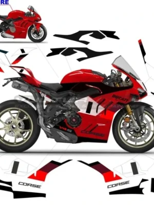 Objednat Nyní Sada polepů kompletní kapotáže VULTURBIKE "Anniversario" pro DUCATI PANIGALE V4R/V4SP - 2024