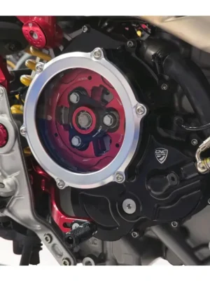 Výprodej Transparentní kryt spojky v olejové lázni CNC Racing pro DUCATI HYPERMOTARD 698 Mono