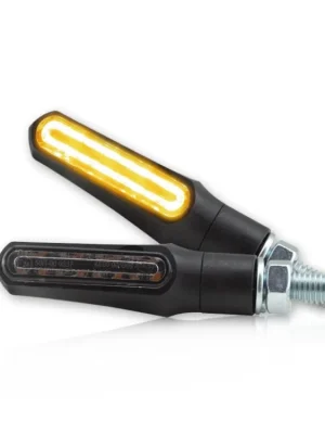 Nová Kolekce SMD blinkry "New Stick 2"černá | M8 | D 49,5 x Š 18 x V 25 mm | tónovaná | S homologací