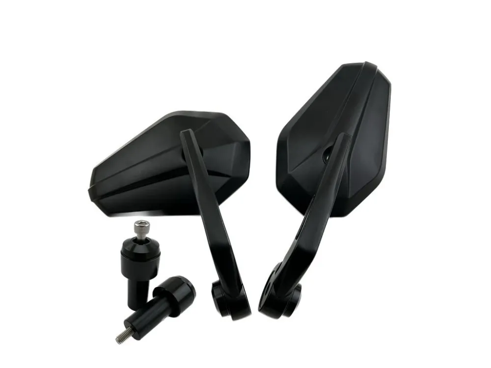 Vrácení Zdarma Zrcátka na konce řídítek „SOLID“ | Pro modely HORNET 22- | Rameno: 170 mm