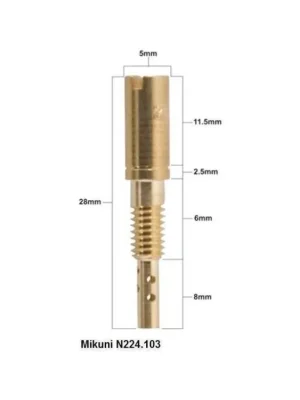 PROX volnoběžná tryska MIKUNI TYP N224.103 průměr #25 (1 ks) Hit Sezóny
