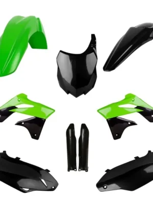 Akce POLISPORT kompletní plasty KAWASAKI KX 250F '13-'16 zelené / černé