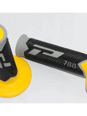 PROGRIP gripy PG788 OFF ROAD (22+25mm, délka 115mm) barva šedá/žlutá/černá (trojdílné) (78 Výprodej