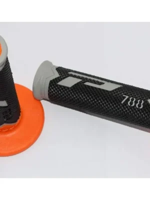 PROGRIP gripy PG788 OFF ROAD (22+25mm, délka 115mm) barva šedá/oranžová/černá (trojdílné) Bezpečná Platba