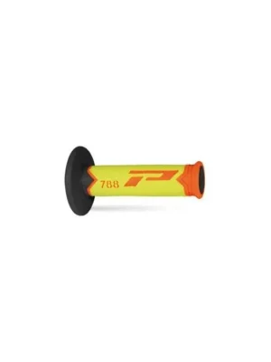 Pouze Dnes PROGRIP gripy PG788 OFF ROAD (22+25mm, délka 115mm) barva oranžová fluo/žlutá fluo/černá (