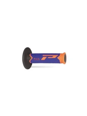 Kup Teď PROGRIP gripy PG788 OFF ROAD (22+25mm, délka 115mm) barva oranžová fluo/modrá/černá (trojd