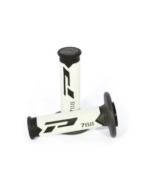 PROGRIP gripy PG788 OFF ROAD (22+25mm, délka 115mm) barva černá/ bílá/ titanová (trojdílné Časově Omezené