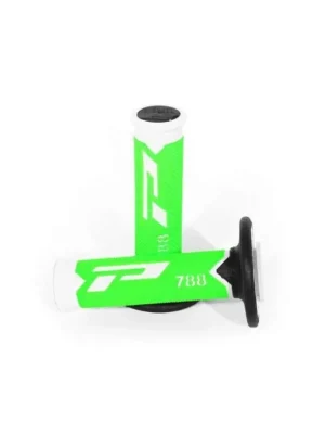 Originální PROGRIP gripy PG788 OFF ROAD (22+25mm, délka 115mm) barva bílá/zelená fluo/ černá (trojdíl