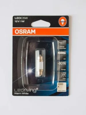 OSRAM žárovka LED RIVING WARM WHITE 4000K 1W 12V SV8.5-8 C5W Sleva