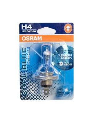 Víkendová Akce OSRAM žárovka H4 60/55W 12V P43T COOL BLUE (BLISTER 1 ks)