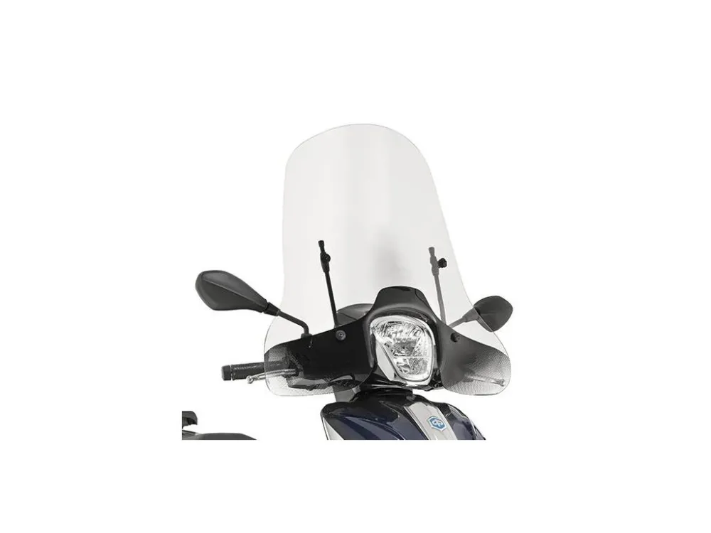 Oblíbený Kappa 5612AK přední plexi, čiré 46,5 x 67 cm (VxŠ) PIAGGIO Medley 125 150 (16-19)