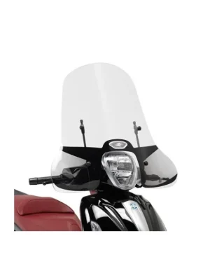 Víkendová Akce Kappa 5606AK přední plexi, čiré 47 x 72 cm (VxŠ) PIAGGIO Beverly 125ie 300ie 350 (10-19)