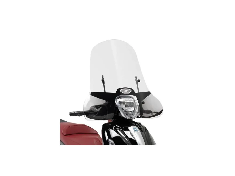Víkendová Akce Kappa 5606AK přední plexi, čiré 47 x 72 cm (VxŠ) PIAGGIO Beverly 125ie 300ie 350 (10-19)