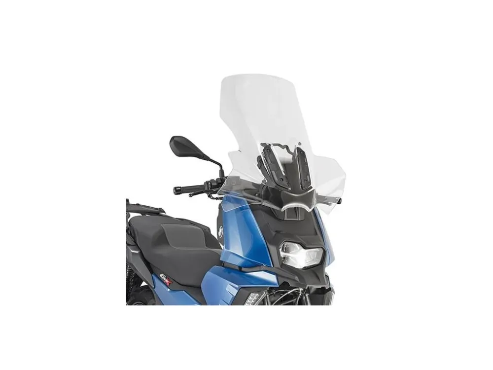 Kappa 5130DTK přední plexi, čiré 68 x 64,5 cm (VxŠ) BMW C 400 X (19-22) Vysoce Kvalitní