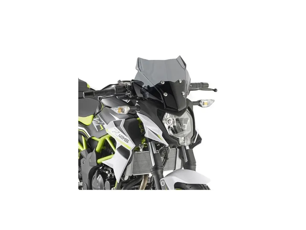 Výprodej Kappa 4125SK přední plexi, zatmavené 27,5 x 33,5 cm (VxŠ) KAWASAKI Z 125 (19-22)