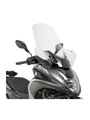 Kappa 2120DTK přední plexi, čiré,74 x 63 cm (VxŠ) MBK Tryptik 125 (14-17), YAMAHA Tricity Vysoce Kvalitní
