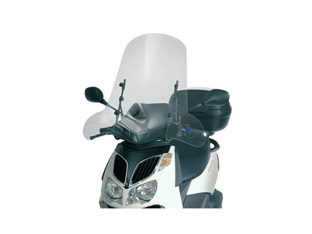 Sezónní Sleva Kappa 105AK přední plexi, čiré 66 x 67 cm (VxŠ) APRILIA Sportcity 125 200 250 (04-08), HON