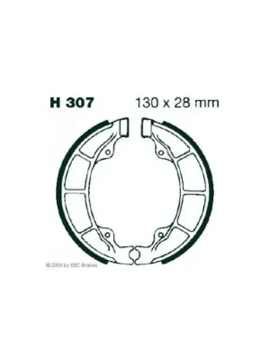 Zlevněný EBC H 307 brzdové pakny čelisti na motorku