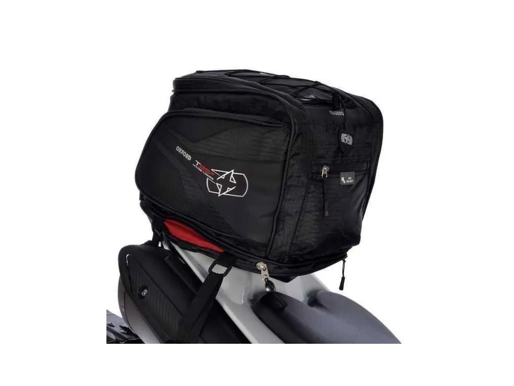 Brašna na sedadlo spolujezdce motorky T25R TAILPACK, OXFORD, černá barva, objem 25 litrů Sleva