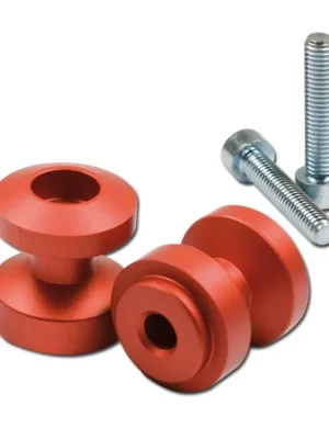 Super Cena Rolny na kyvku MP (Bobbins), šroub M6, O=24,5mm, 2 kusy, červené
