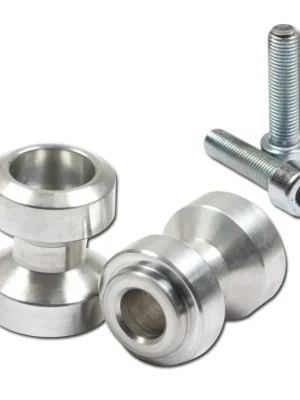 Rolny na kyvku MP (Bobbins), šroub M10 (1,5), O=24,5mm, 2 kusy, stříbrné Akční Nabídka