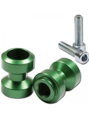 Rolny na kyvku MP (Bobbins), šroub M10 (1,25), O=24,5mm, 2 kusy, zelené Speciální Cena