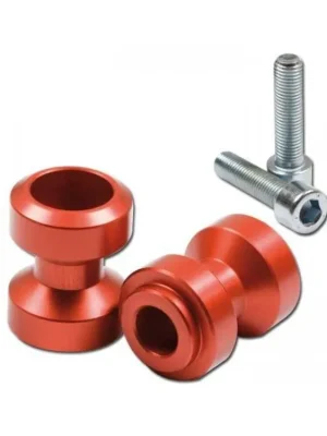Výprodej Rolny na kyvku MP (Bobbins), šroub M10 (1,25), O=24,5mm, 2 kusy, červené