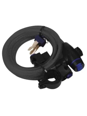 Cable lock - Oxford kabelový zámek na motorku, délka 1,8 m, kouřový šedý Kup Teď
