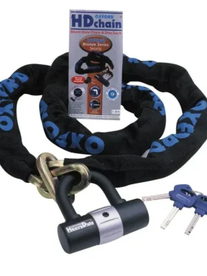 Nejlepší Volba Řetězový zámek na motocykl Heavy Duty, OXFORD, délka 2 m