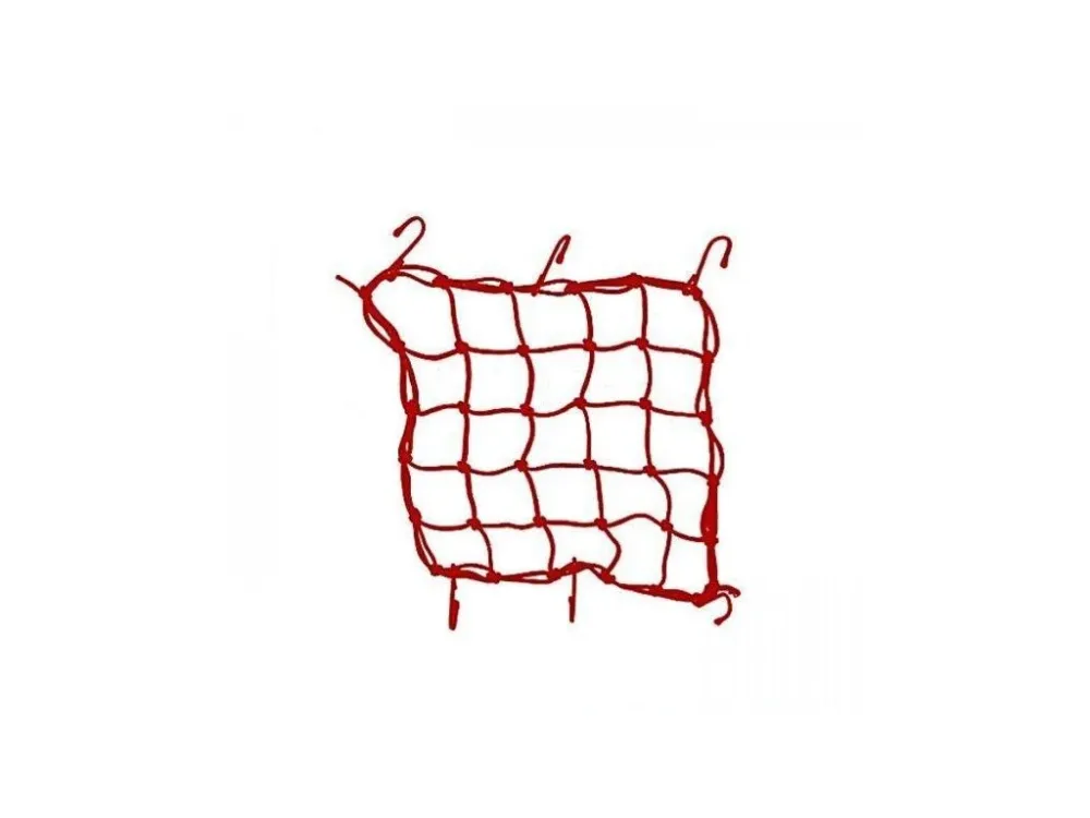 Elastická síťka na motorku pavouk červená 40x40 cm Autentický