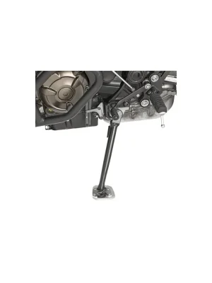 ES2130 rozšíření bočního stojánku Yamaha MT-07 700 Tracer (16-24), stříbné hliníkové Akční Nabídka