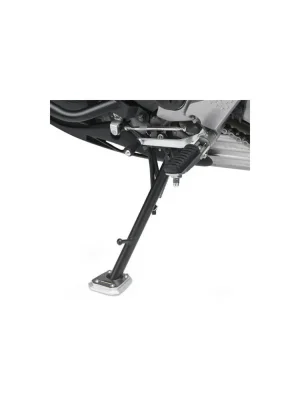 ES4103 rozšíření bočního stojánku Kawasaki Versys 650 (10-24), stříbné hliníkové Must-Have