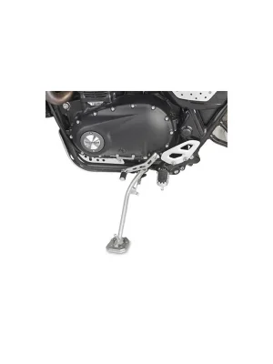 _ES6416 rozšíření bočního stojánku Triumph Scrambler 1200 (19-26), stříbné hliníkové Pouze Dnes