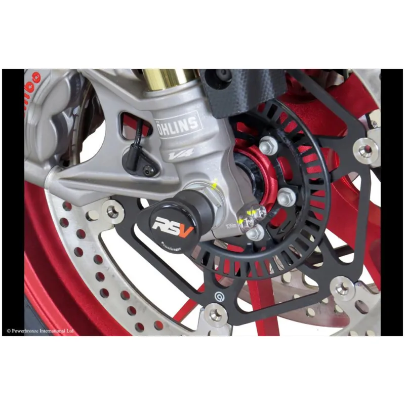 Dokud Zásoby Vydrží Aprilia RSV4 RF, RSV4 RR 15-20, RSV4 1100 Factory 19-20 Chránič vidlic Powerbronze