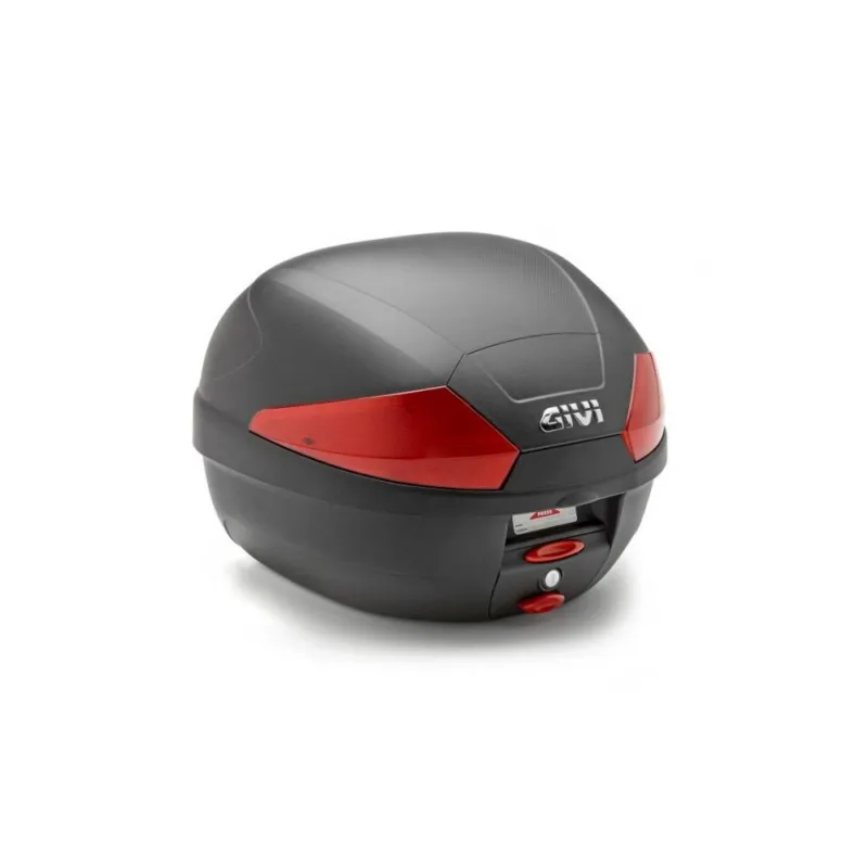 Novinka B29N2 Kufr GIVI (Monolock s vlastní plotnou), 29l, červené odrazky