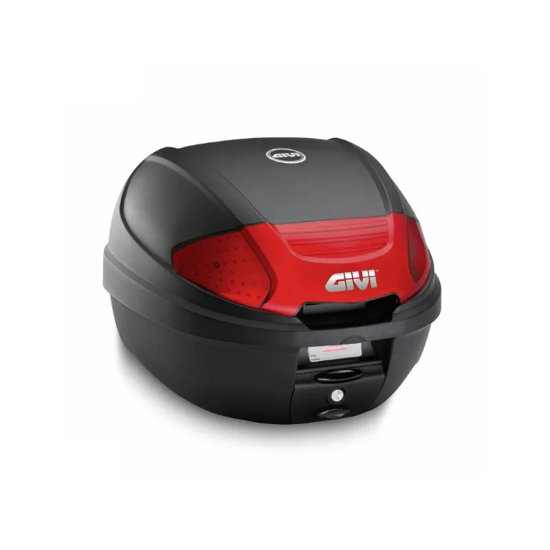 Super Cena E300N2B kufr GIVI černý s novým otevíráním tlačítkem (Monolock s vlastní plotnou), objem 30 ltr.
