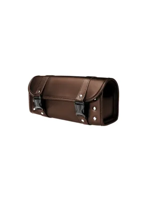 Cenový Hit Kožená rolka retro hnědá tmavá 31x10cm