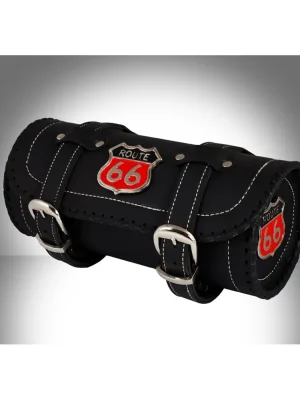 Levný Kožená moto rolka Route 66, 4mm kůže!
