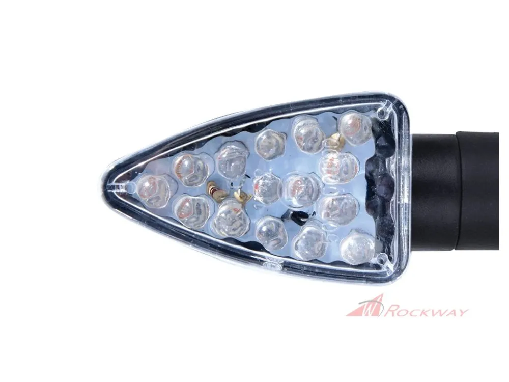 blinkr LED Arrow krátký, OXFORD (čiré sklíčko, černý plášť, pár)- 5A Ověřený