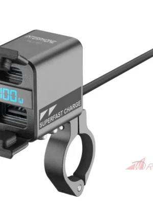 Dokud Zásoby Vydrží Interphone USB a USB-C 100W obousměrná zásuvka - nabíječka na motorku- 5A