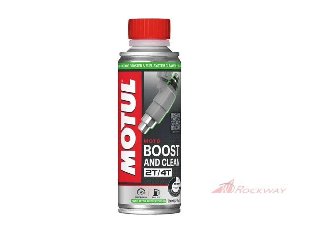Vysoce Kvalitní MOTUL Boost & Clean Moto, přísada do paliva 200 ml- 5A