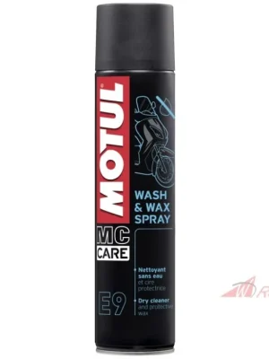 MOTUL suchý čistič E9 WASH & WAX, 400 ml sprej- 5A Akční Cena