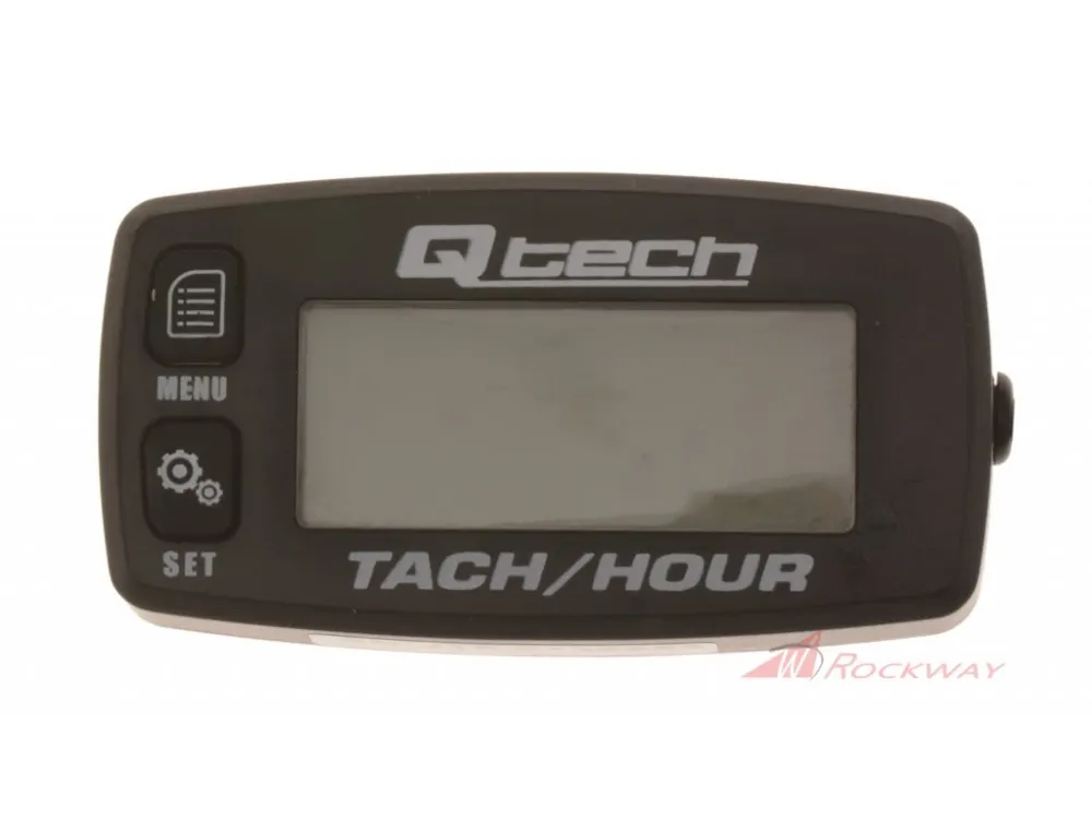 multifunkční měřič otáček motoru a motohodin, Q-TECH (černý, podsvícený displej)- 5A Kup Teď