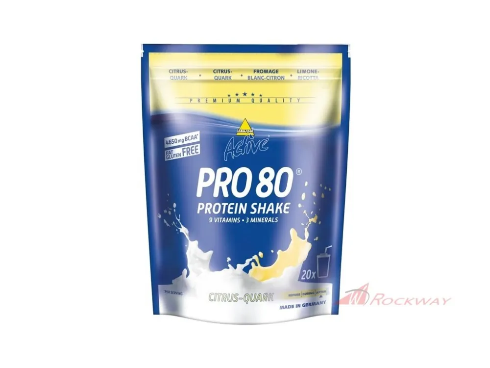 protein ACTIVE PRO 80 / 500 g Citron-tvaroh (Inkospor - Německo)- 5A Kup Teď