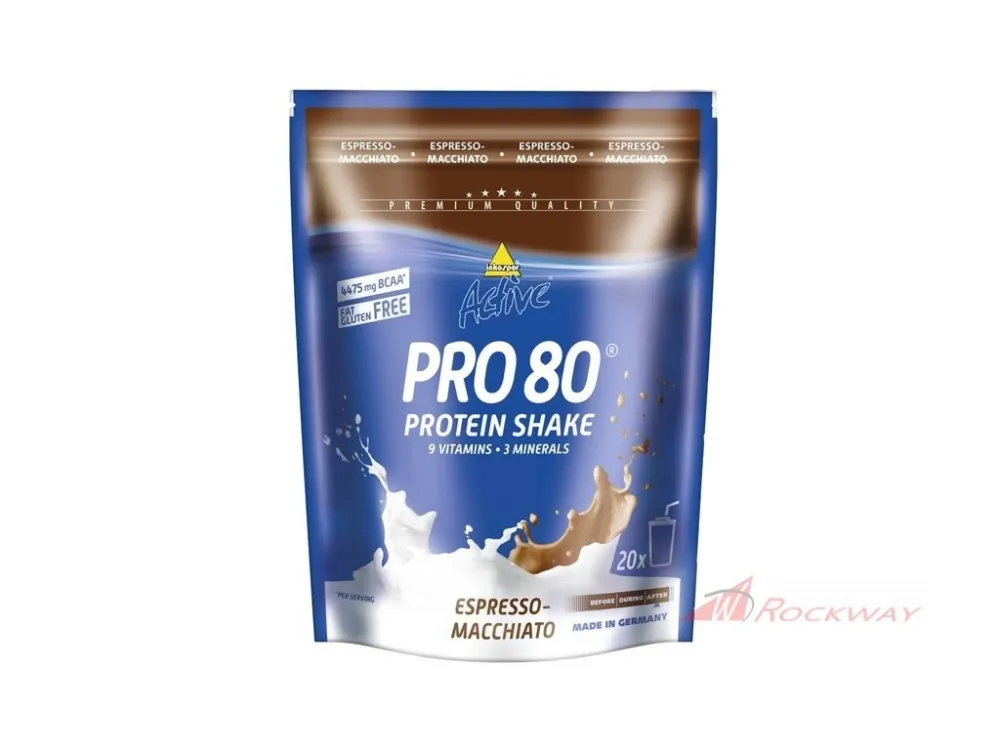 protein ACTIVE PRO 80 / 500 g Espresso macchiato (Inkospor - Německo)- 5A Novinka