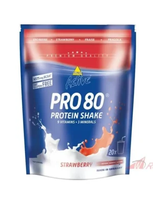 protein ACTIVE PRO 80 / 500 g Jahoda (Inkospor - Německo)- 5A Akční Cena