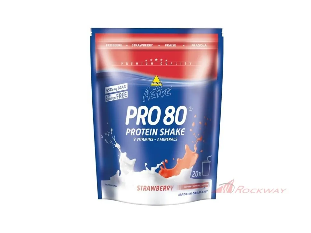 protein ACTIVE PRO 80 / 500 g Jahoda (Inkospor - Německo)- 5A Akční Cena
